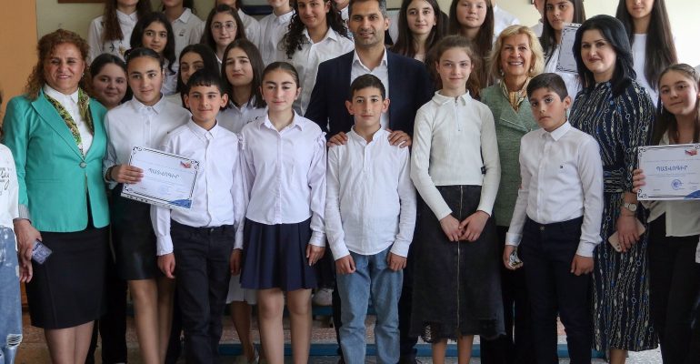 “Visual Armenia” team attended history classroom opening ceremony in Gyumri primary school N15